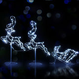 Christmas decor Christmas Reindeer Motif Lights LED Reindeer Rope Waterproof Outdoor Xmas (chri24)