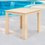 Table Wooden Outdoor Side Beach Table Natural Coffee table ECO FRIENDLY