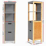 Storage Bathroom Furniture Cabinet Tallboy  Toilet  Laundry Cupboard 115cm