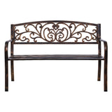 Bench Metal Bench Classic Designs Durable in Bronze