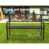 Bench Metal Bench Classic Designs Durable in Bronze