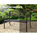 Bench Metal Bench Classic Designs Durable in Bronze