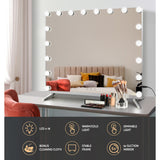 Mirror with Lights LED 65cm x 80cm Mounted Wall Mirror