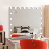 Mirror with Lights LED 65cm x 80cm Mounted Wall Mirror