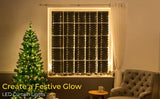 Curtain with lights 8 Modes and Remote Control for Decorations