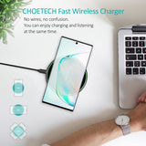 Charger Wireless Charging Pad with AC Adapter 15W