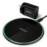 Charger Wireless Charging Pad with AC Adapter 15W