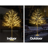 Christmas Branch Christmas light tree 1.5M LED  Tree 304 LED Xmas Warm White Optic Fiber (CHRI24)