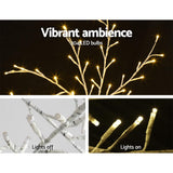 Christmas Branch Christmas light tree 1.5M LED  Tree 304 LED Xmas Warm White Optic Fiber (CHRI24)