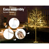 Christmas Branch Christmas light tree 1.5M LED  Tree 304 LED Xmas Warm White Optic Fiber (CHRI24)