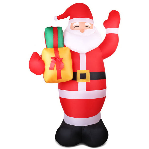 Christmas decor Inflatables 240cm Inflatables Santa Xmas Light Decor LED Airpower