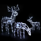 Christmas Decor Christmas Reindeer Motif Lights LED Rope Waterproof Outdoor (chri24)