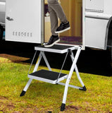 Ladder Caravan Double Folding Caravan Step Portable (idro)