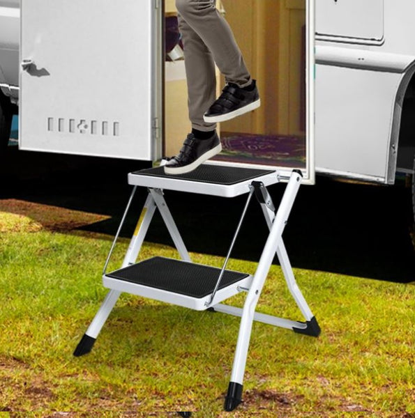 Ladder Caravan Double Folding Caravan Step Portable (idro)